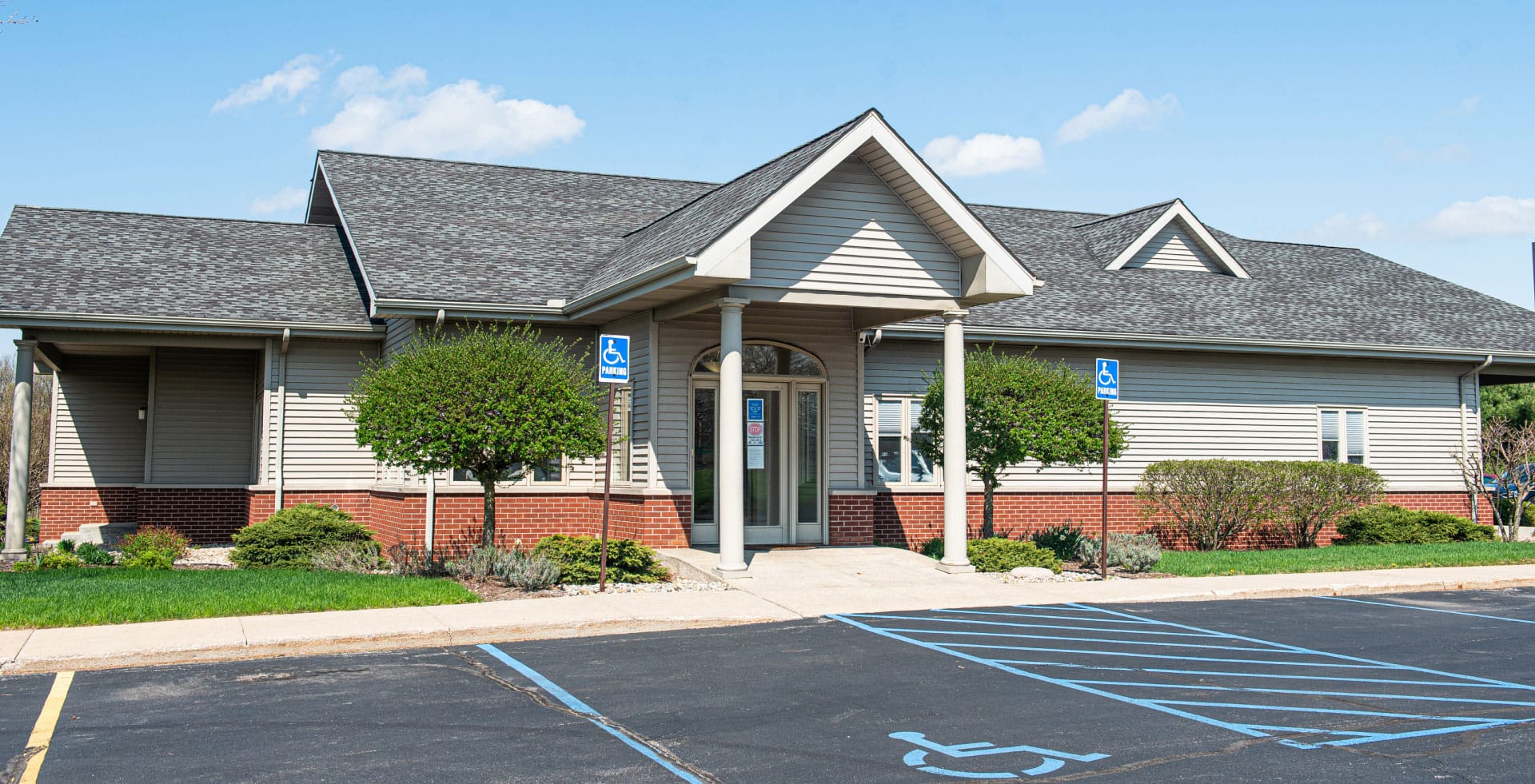 Outside of office building