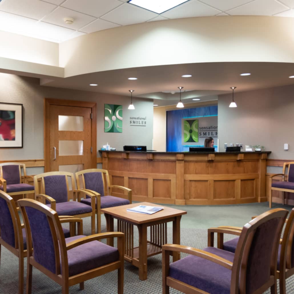reception and front desk area with chairs