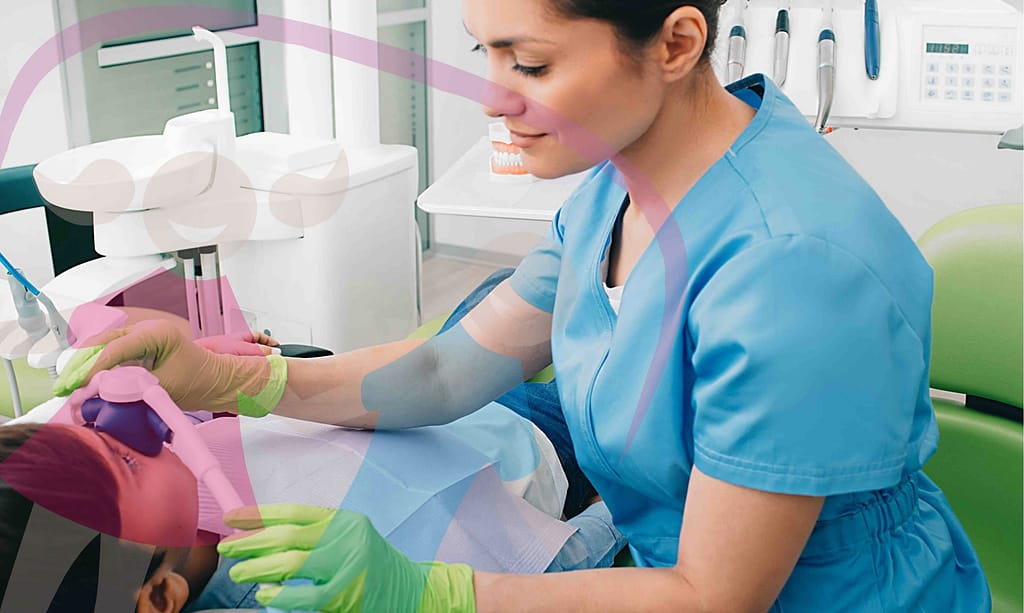 Nitrous oxide can help kids at the dentist.