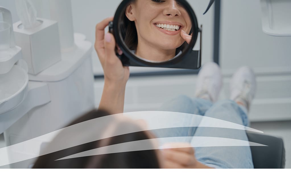 Close tooth gaps with a dental bridge.