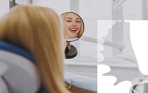 Smile again with zirconia crowns.