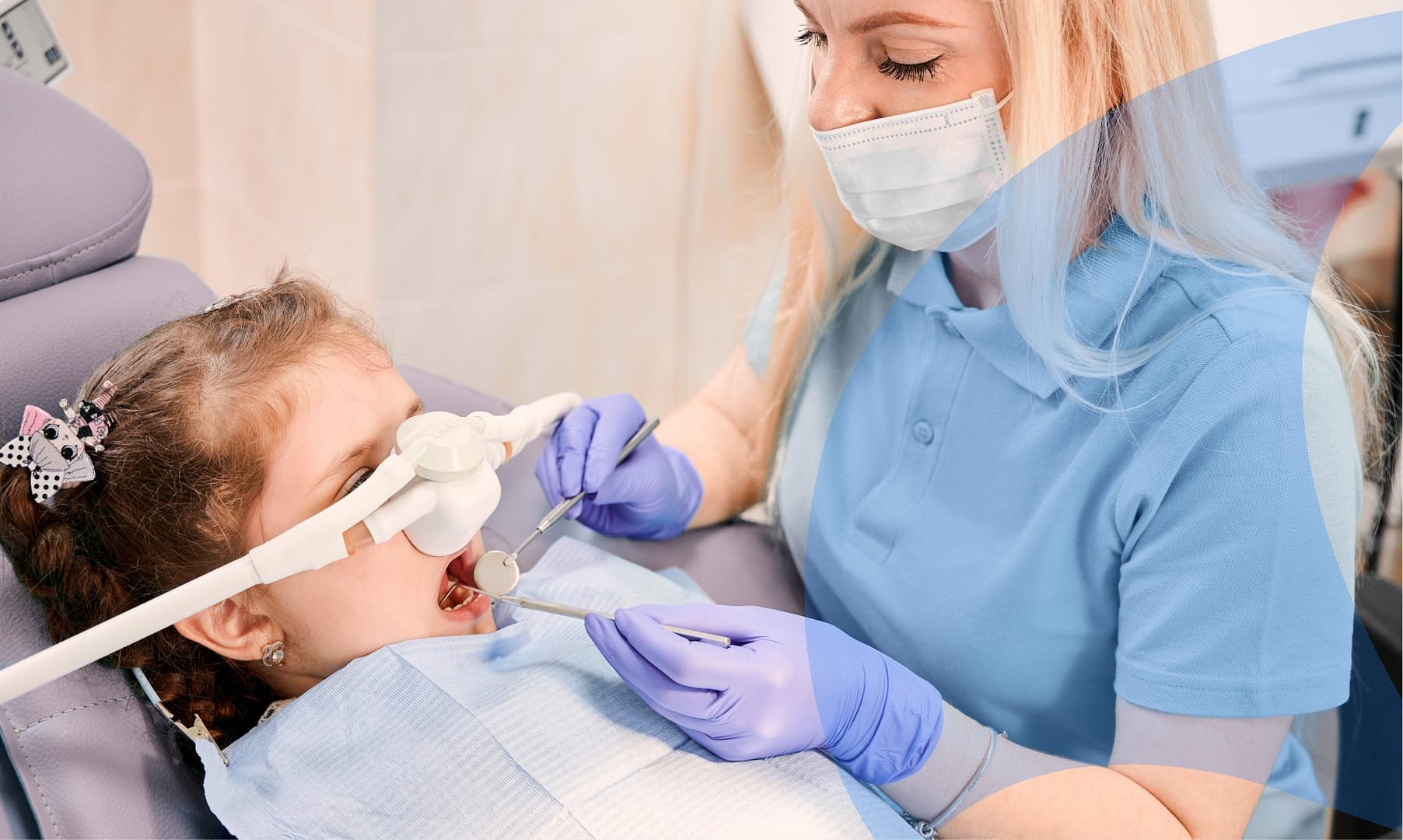 Nitrous oxide for better dental visits.