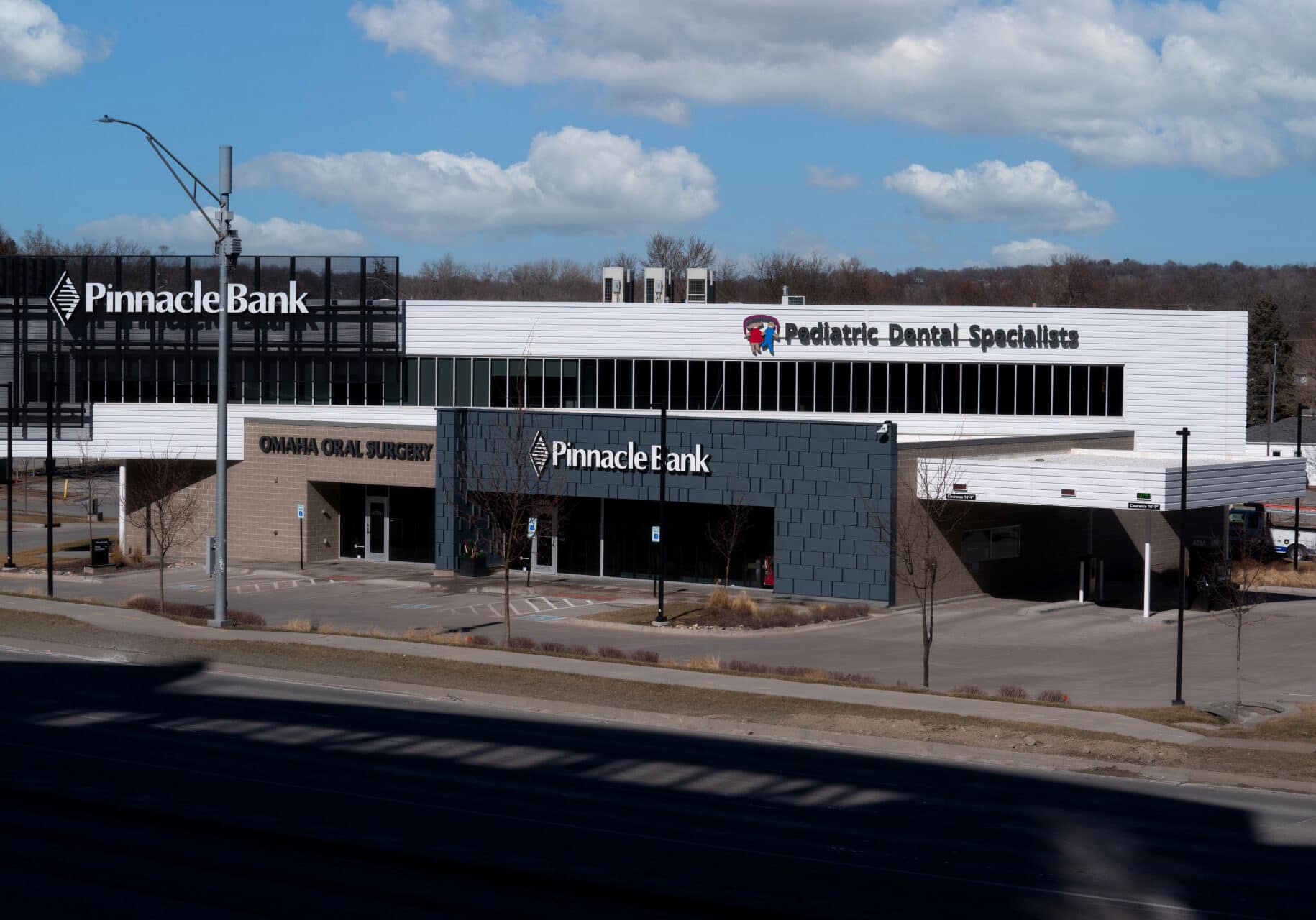 Omaha Dodge Street location building exterior