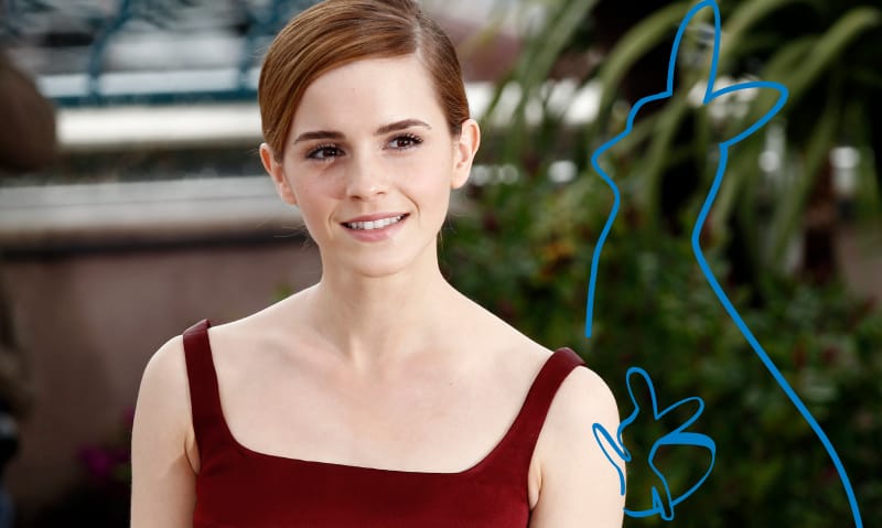 Emma Watson smiling