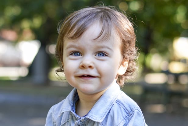 pediatric patients smiling