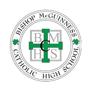 Bishop McGuinness High School logo