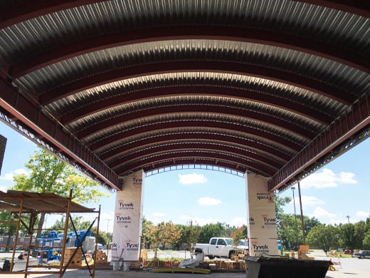 Temple B'Nai - under construction