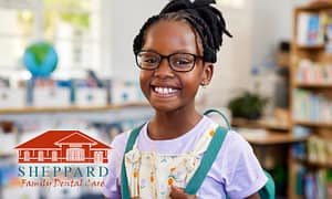 A palatal expander helps your child's smile.