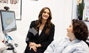 Personalized smile design consulation.