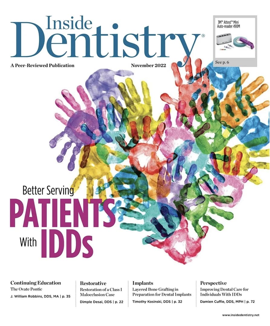 Inside Dentistry November 2022 cover