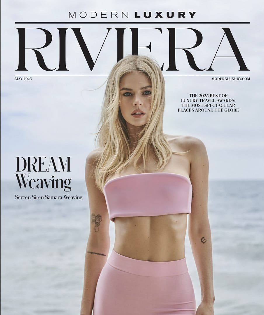 cover of May 2025 issue of Modern Luxury Riviera