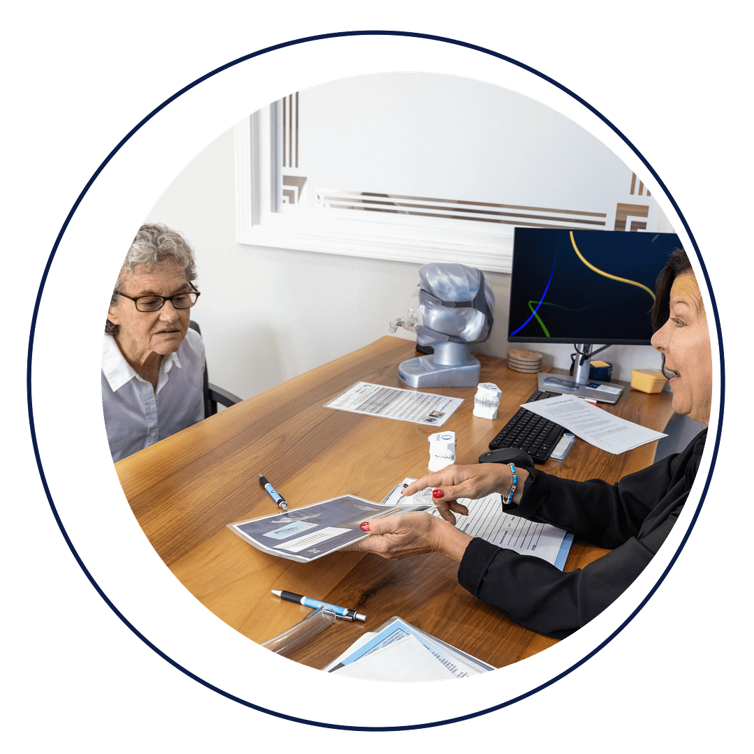 sleep apnea consultation between Lexi and patient