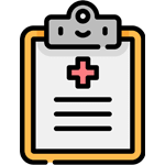 diagnose clipboard illustration