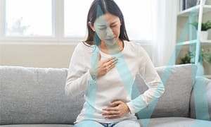 Acid reflux can harm oral health.