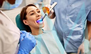 Dental bonding will fix your smile.