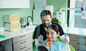 Composite bonding can fix tooth issues.