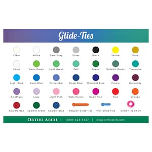 Glide-Ties Color Chart