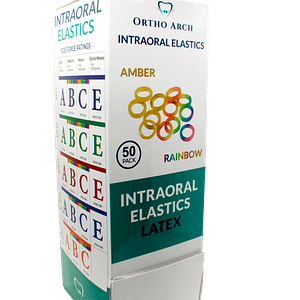 Amber Latex Intraoral Elastics