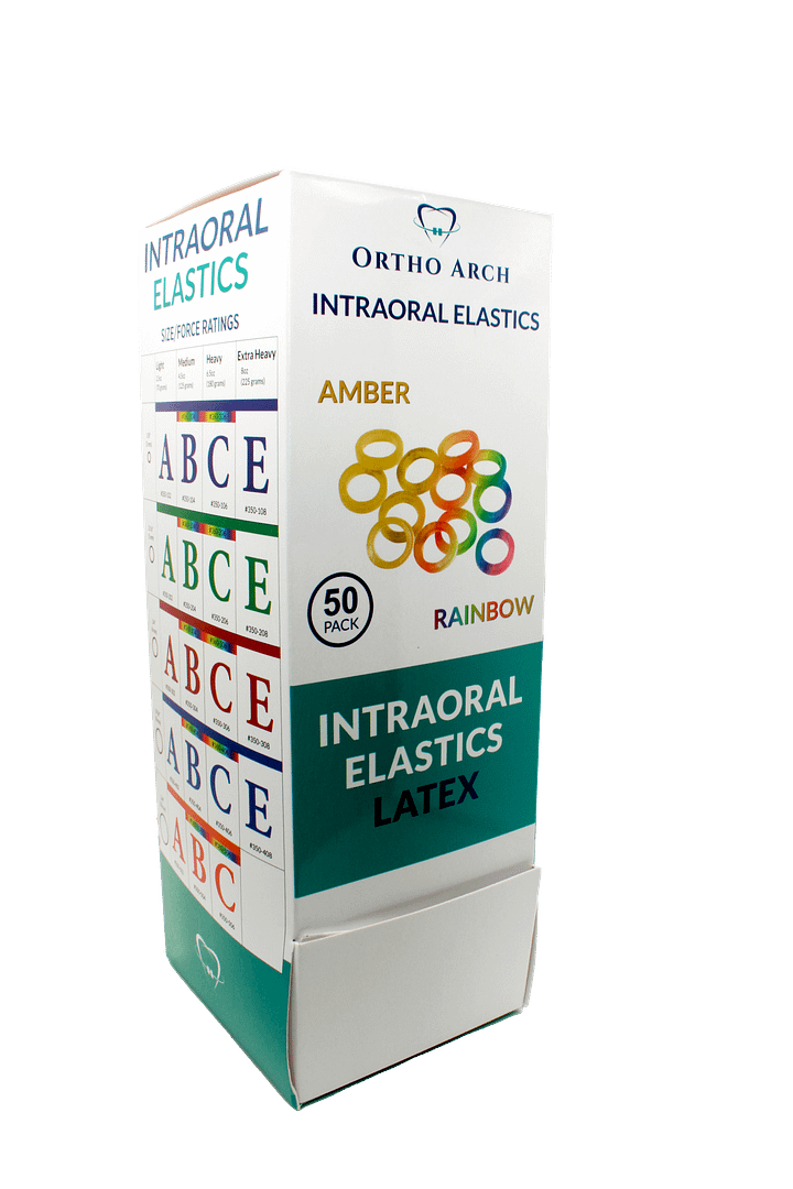 Amber Latex Intraoral Elastics